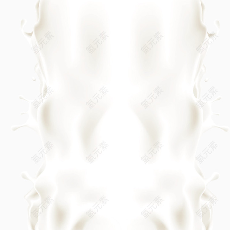 白色牛奶液态