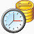 时钟小时收入分钟时间定时器看48x48的空闲时间图标