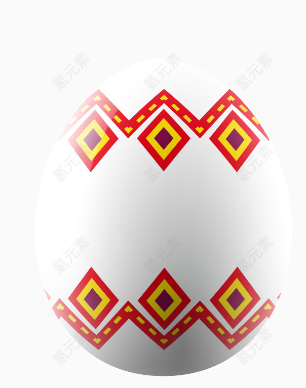 炫彩几何图形白色底色彩蛋