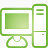 电脑super-mono-green-icons