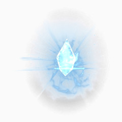 蓝色钻石光效