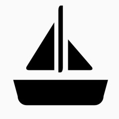 小帆船图标