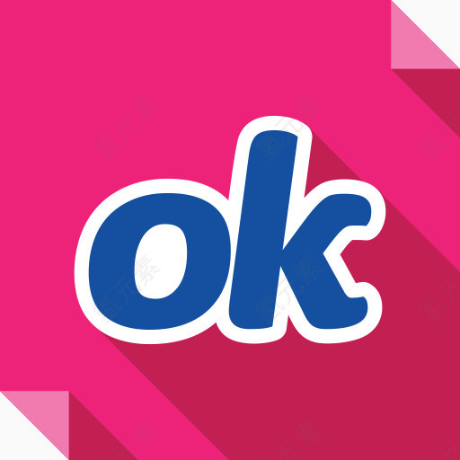 标志媒体OkCupid社会社交媒体广场socicons # 3