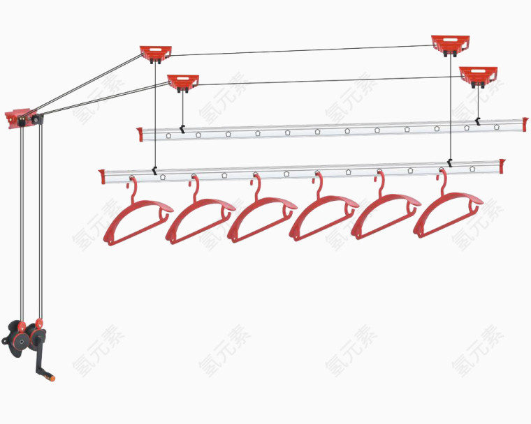 升降晾衣架