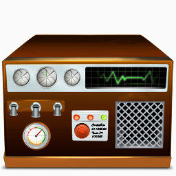 棕色收音机