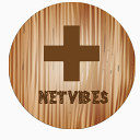 Netvibes的木社会媒体图标