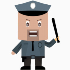 警察character-icons