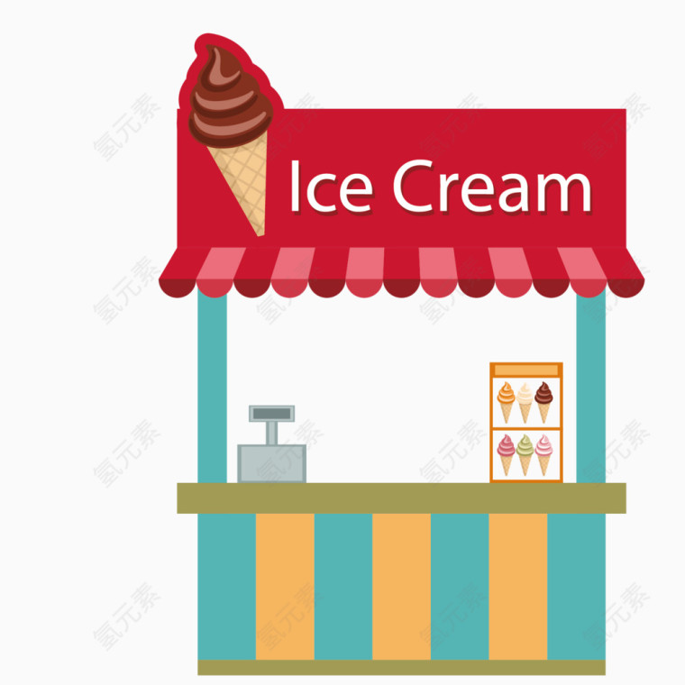 冰淇淋餐车
