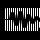 音频波双筒望远镜简单的黑色iphonemini图标