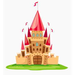 六一儿童节卡通装饰城堡