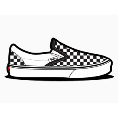 货车棋盘鞋van-slip-ons-shoes-icons