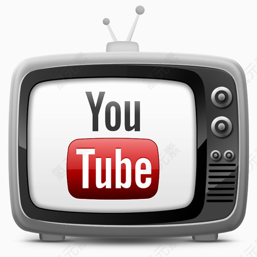 youtube logo 图标