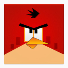 红色的愤怒的鸟无框架Square-Angry-Birds-Icons