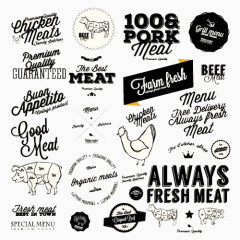 餐厅肉类食物图标