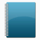 空白空笔记本电脑图标版蓝色