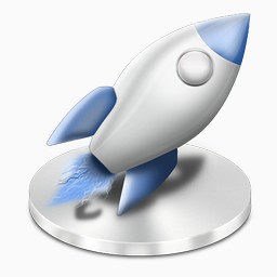 发射火箭发射台蓝色的launchpad-icons