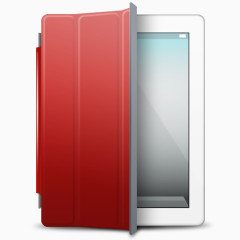 iPad白色红色封面图标