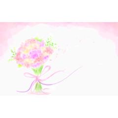 粉色花束