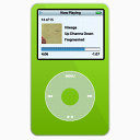 iPod视频绿色iPod