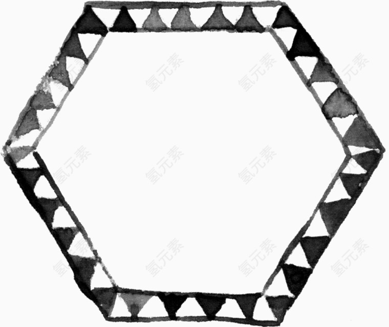几何描述装饰框