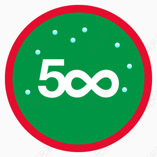 500 pxchristmas-social-networking-icons
