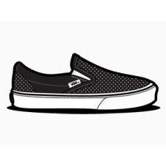 货车空气很酷的鞋van-slip-ons-shoes-icons