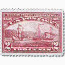 邮票复古图标