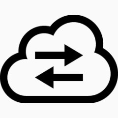云连接白色的cloud-icons