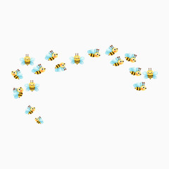 一群蜜蜂