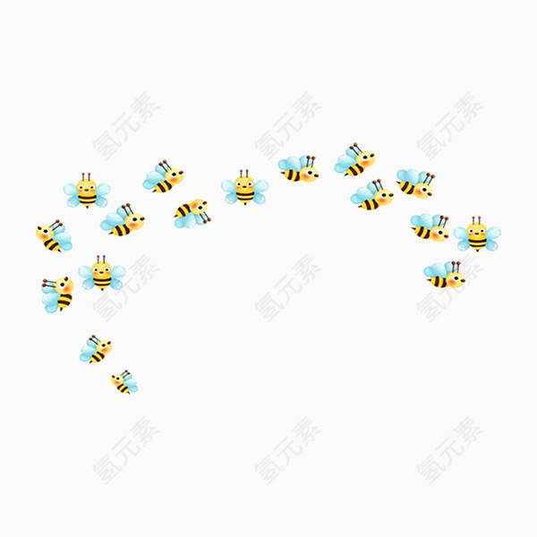 一群蜜蜂
