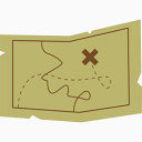 Treasure map Icon