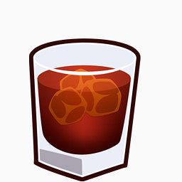 黑色的俄罗斯Juice-Cup-icons