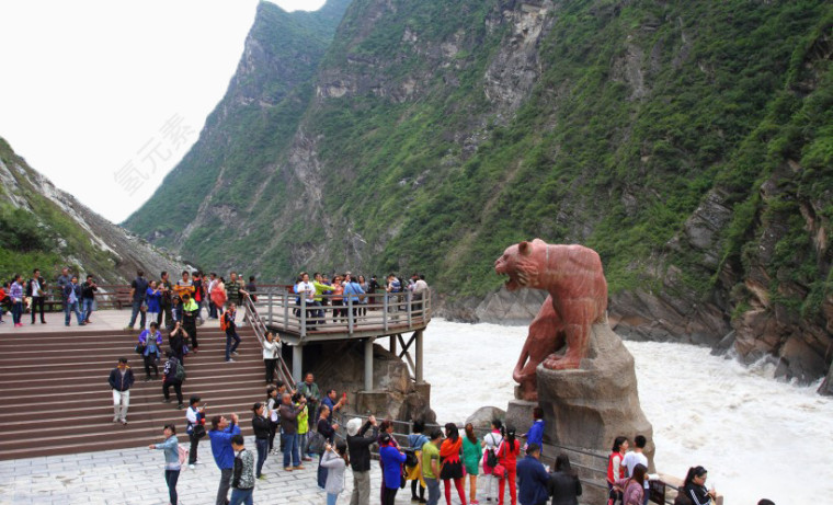 云南玉龙虎跳峡风景三