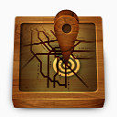 Wood map Icon