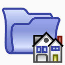 回家文件夹建筑主页房子剪系统