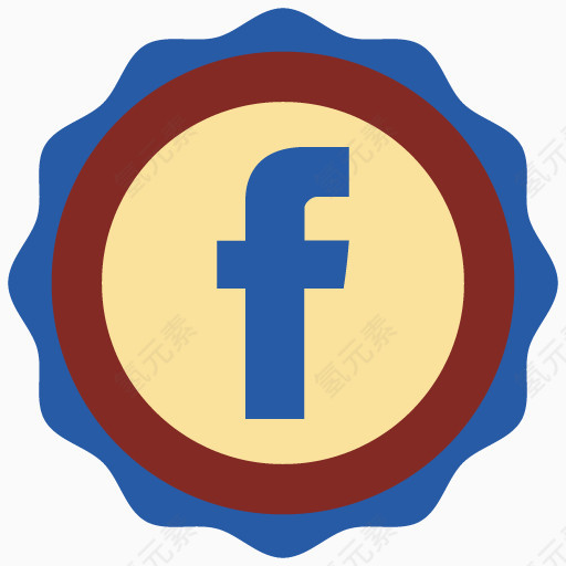 脸谱网classic-social-media-icons