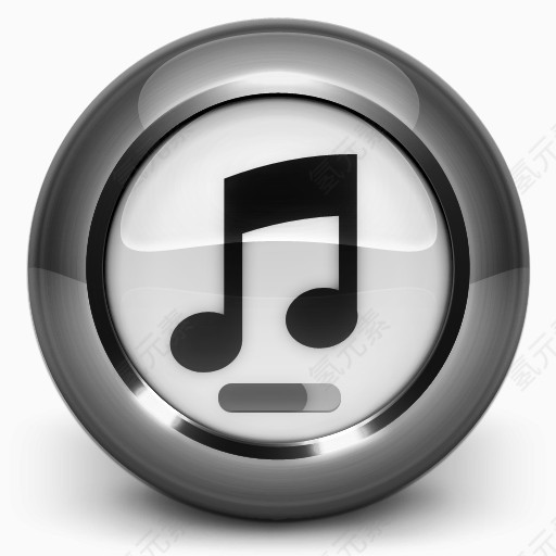 灰色itunes-x-icons