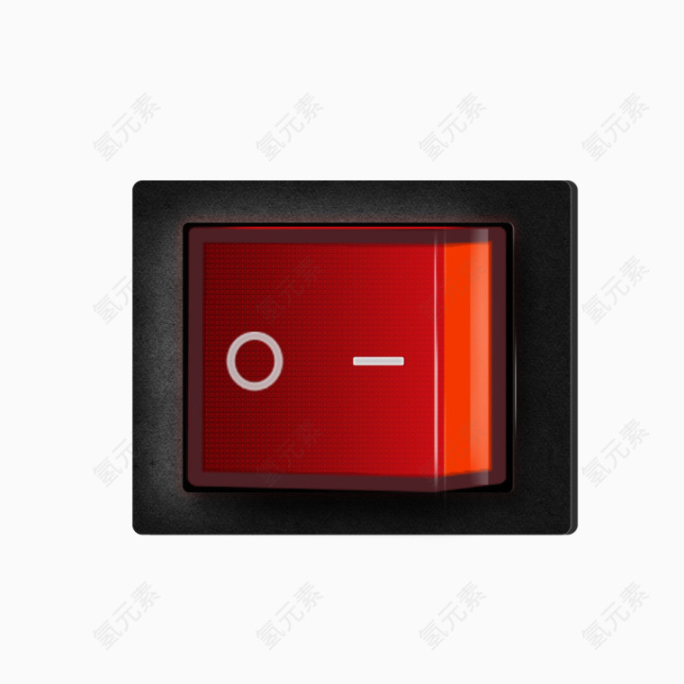 红色开关按钮