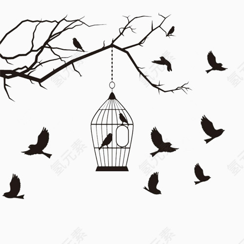 笼子与鸟