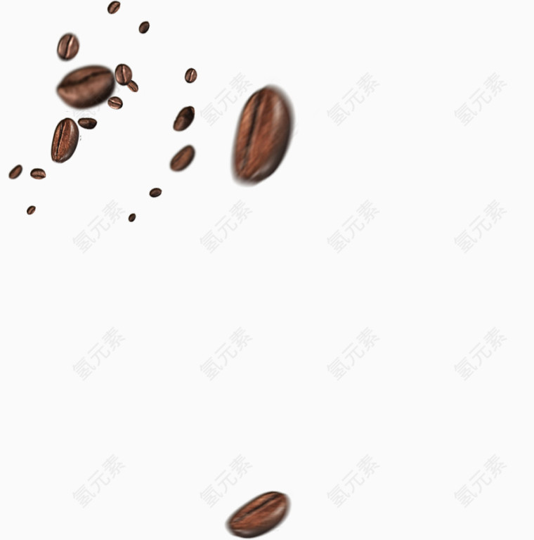 悬浮咖啡豆