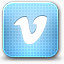 创意书呆子Vimeo网格式社交媒体图标