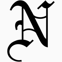 欧式古典风格字母N 