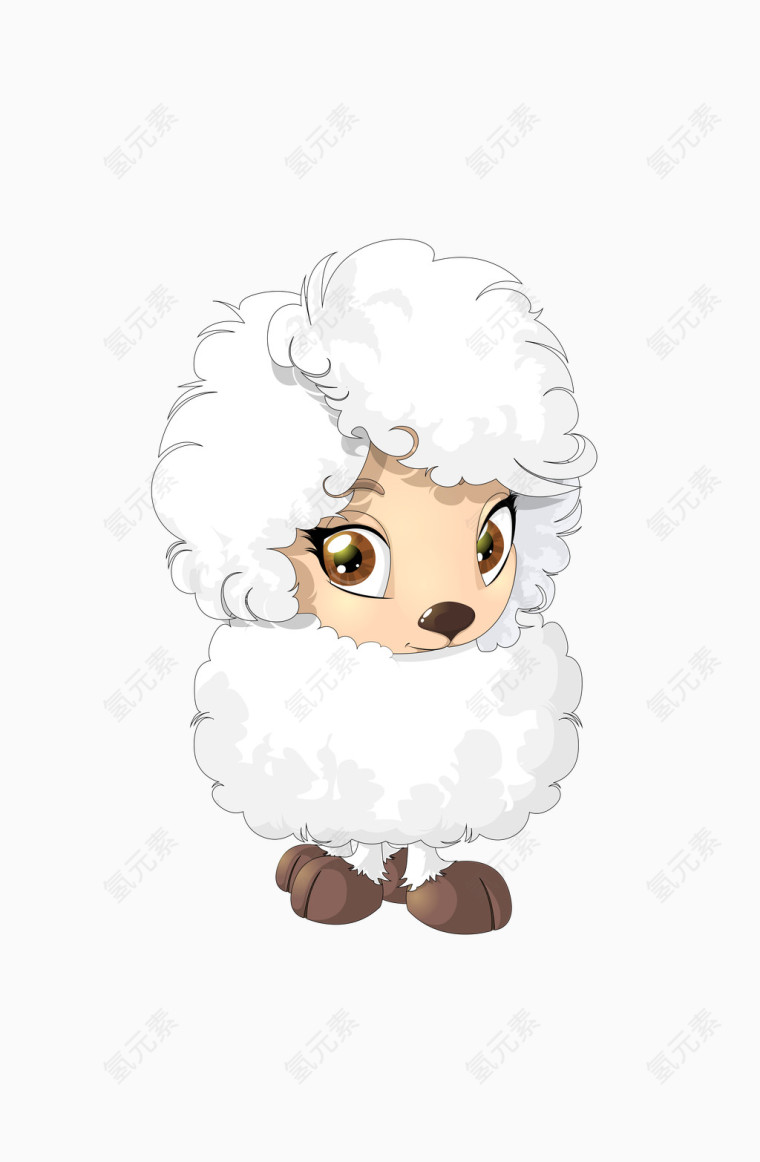 美丽的小绵羊