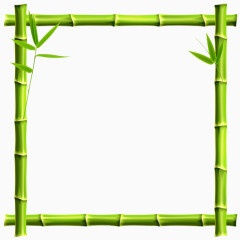 竹子边框