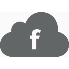 书签云脸谱网社会云端网络图标版04 -免费