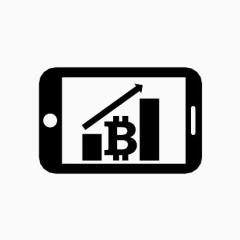 比特币移动电话了箭头The-Bitcoin-Icons