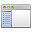 application sidebar list icon