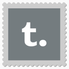 推特Postage-stamps-style-social-media-icons