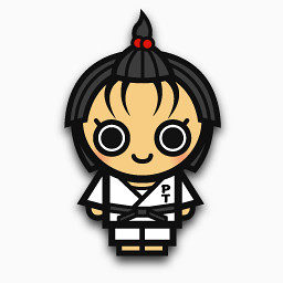 Judo woman Icon