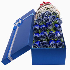 蓝色妖姬礼盒